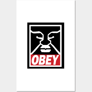 OBEY STICKERFACE Posters and Art